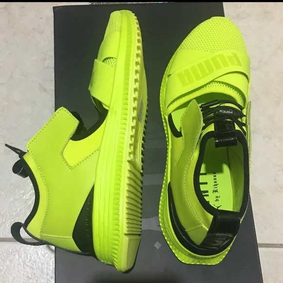 Puma Fenty lime punch trainers women’s size 9.5 - Picture 8 of 8
